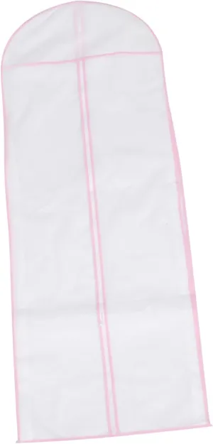 ABOOFAN 1Pc Nonwoven Bridal Gown Cover Bag Long Edges Wedding Dress Storage Lightweight and Dust Garment Protector for Travel and Preservation