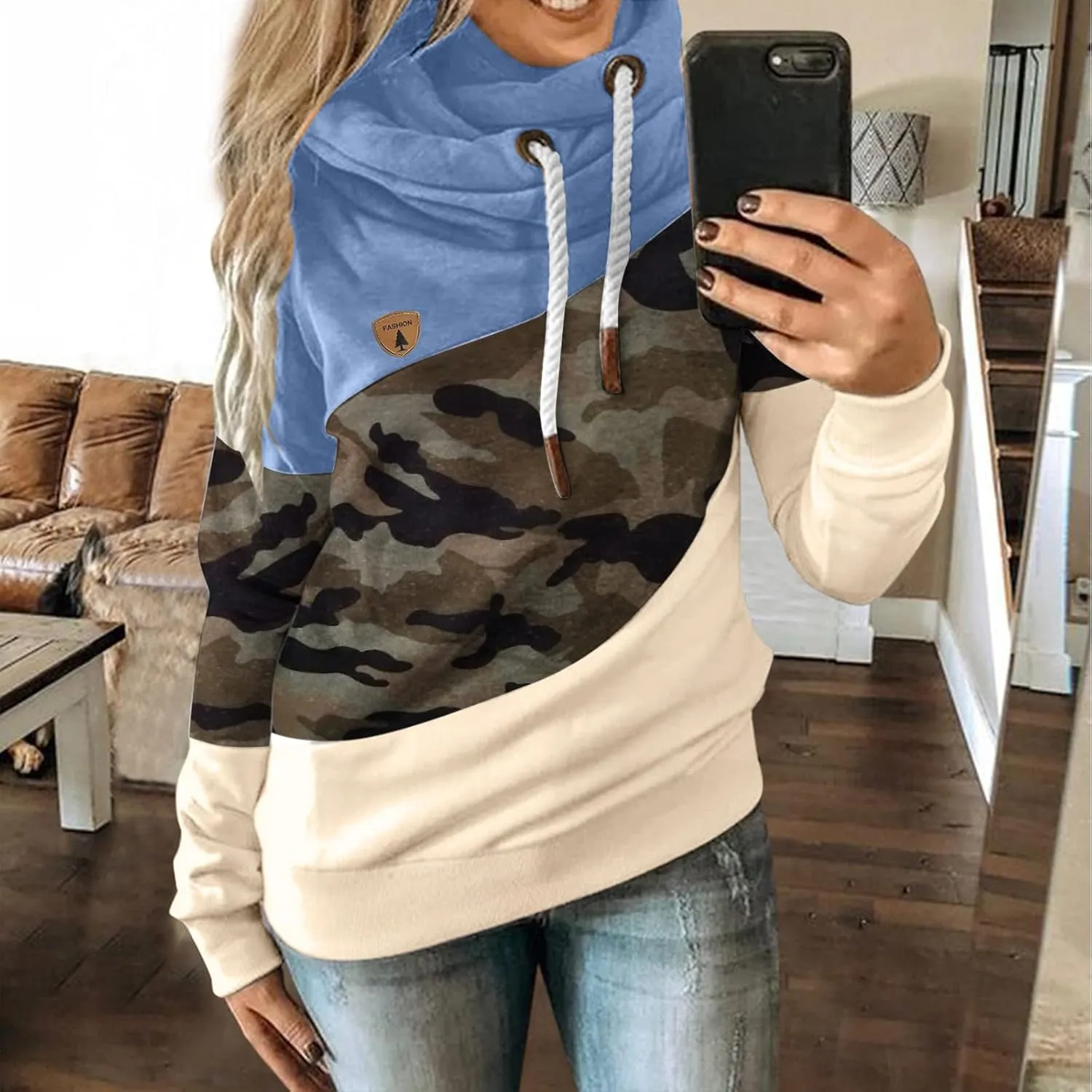 aihihe screw neck sweatshirt hoodie casual womens white hoodie hoodie casual womens white hoodie