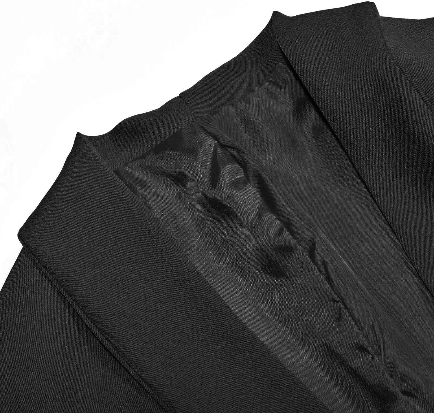 Blazer Jacket for Teen Girls Long Sleeve Y2K Solid Lapel Formal Suit Coat Casual Open Front Dress Tops with Pocket