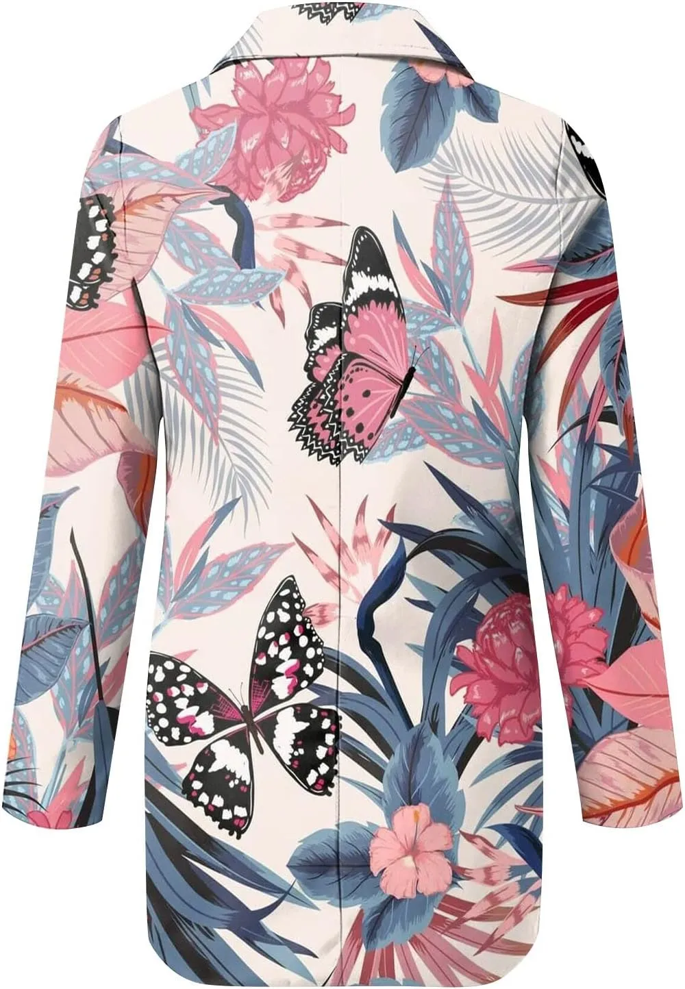 Blazer Jackets for Women,Casual Long Sleeve Lightweight Work Office Jacket Open Front Cardigan Outwear with Pockets