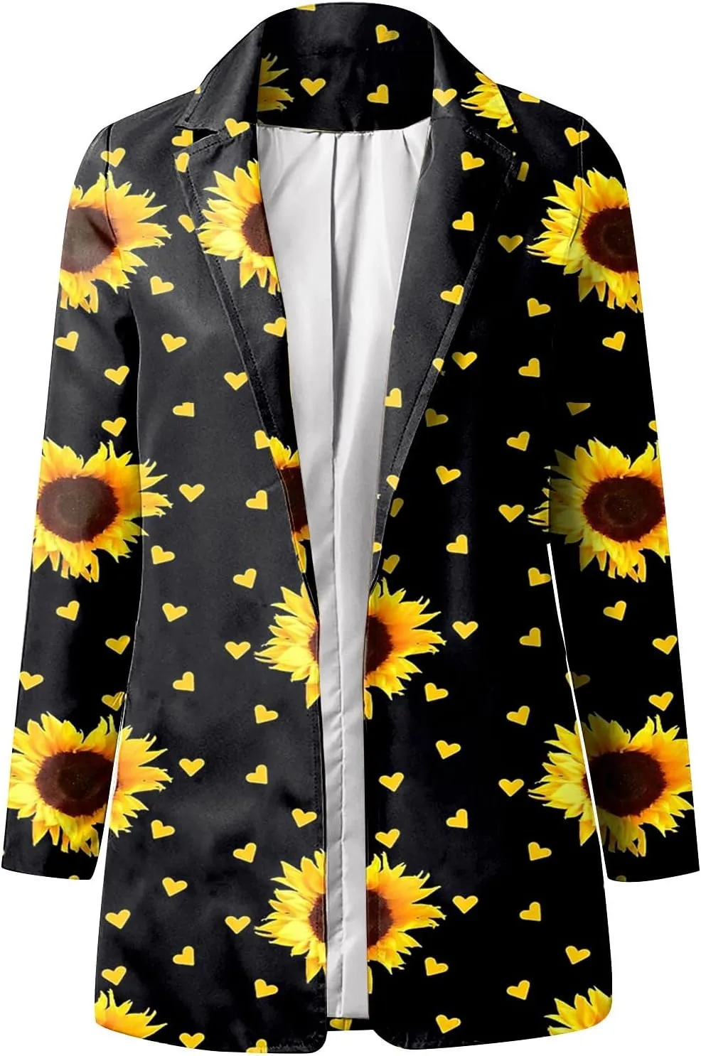 Blazer Jackets for Women,Casual Long Sleeve Lightweight Work Office Jacket Open Front Cardigan Outwear with Pockets