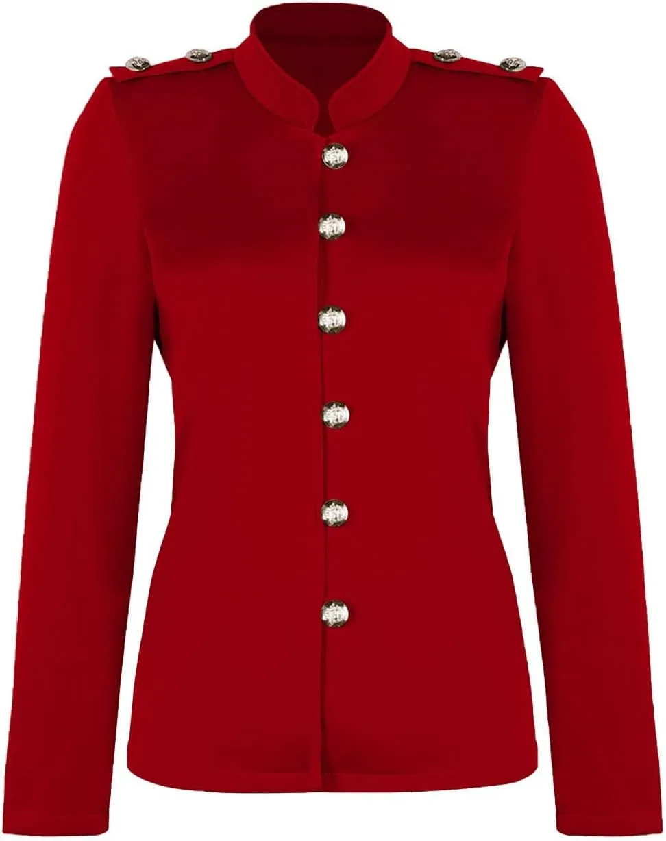 Blazer Jackets for Womens Mock Neck Button Jacket Open Front Cardigan Classic Daily Business Casual Suit Coats
