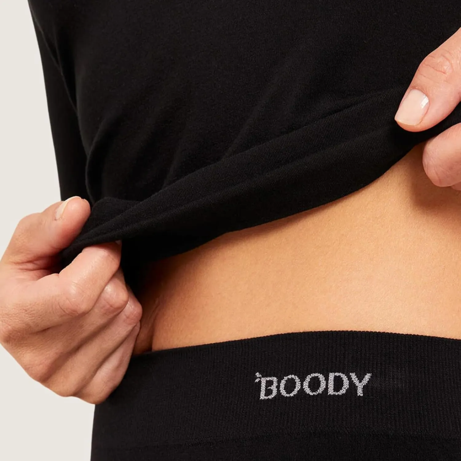 Boody Body EcoWear Womens Scoop Top, 3/4 Sleeve, Soft Breathable, Lightweight Slim Fit, Viscose Made from Bamboo