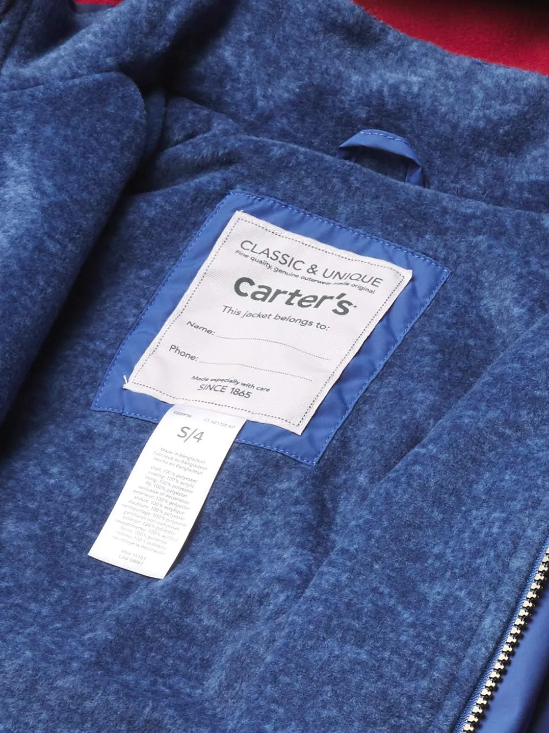 Carter's Little Boys' Fleece Lined Jacket (Toddler/Kid)