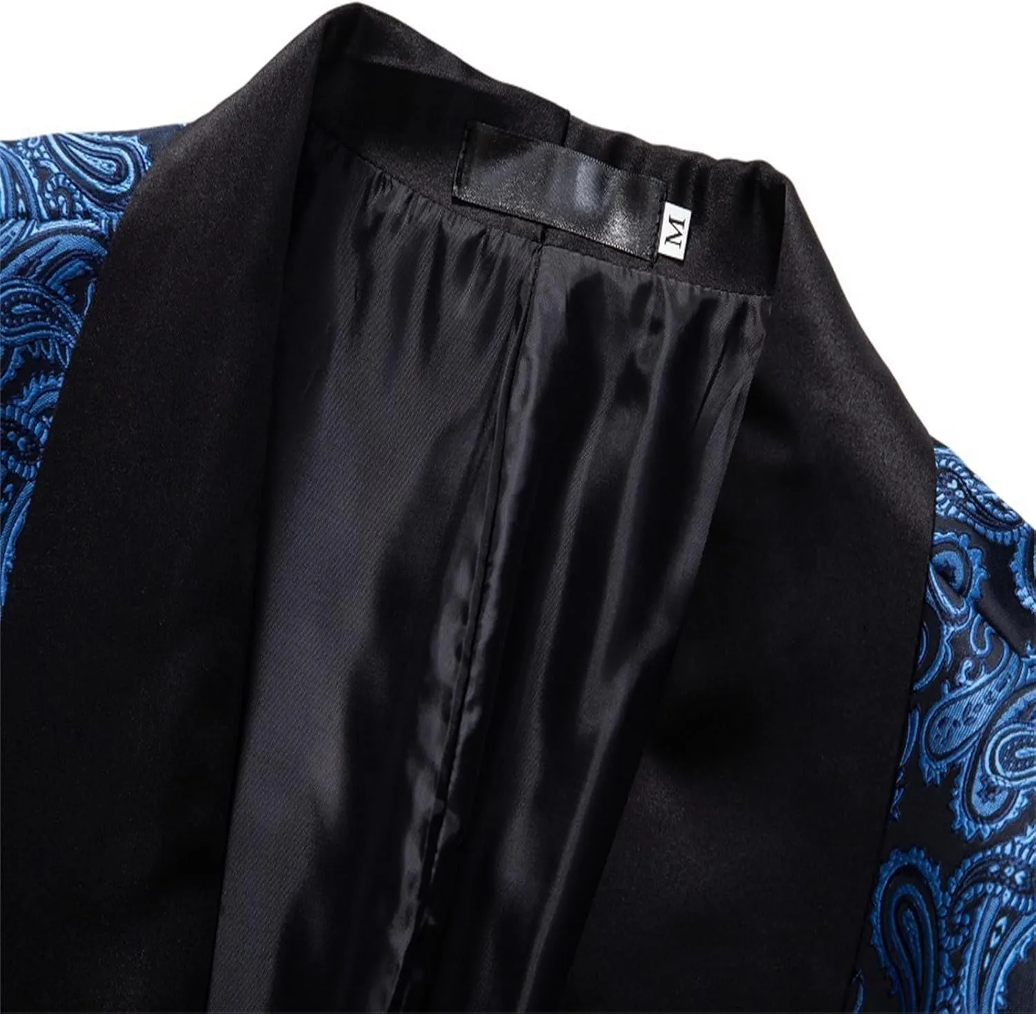 Casual Blazer for Mens Trend Color Block One Button Sport Coat Slim Lightweight Suit Blazer Jacket Prom Party Jacket