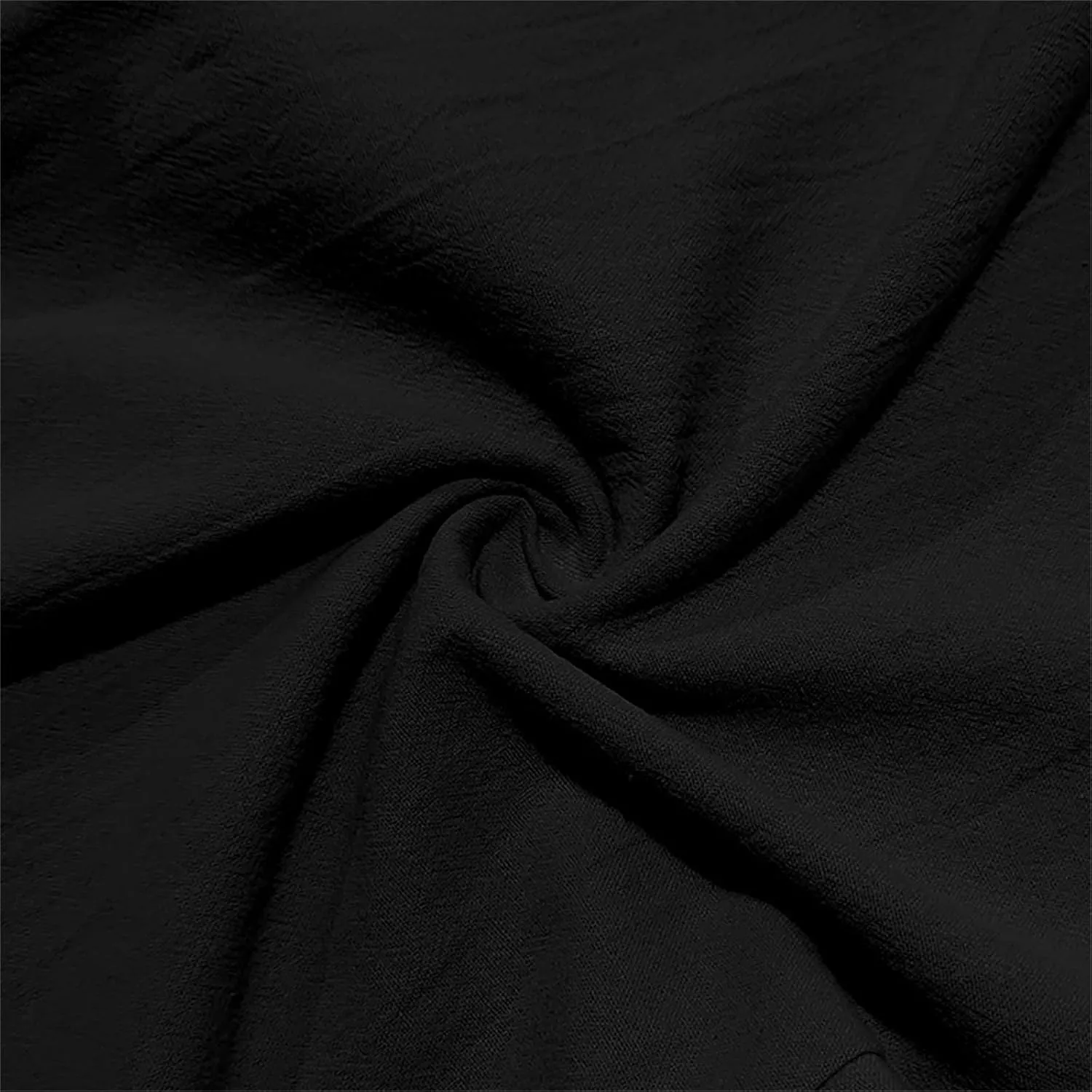 Casual Linen Pants Men Breathable Lightweight Summer Beach Pant Button and Drawstring Elastic Waist Trousers for Summer