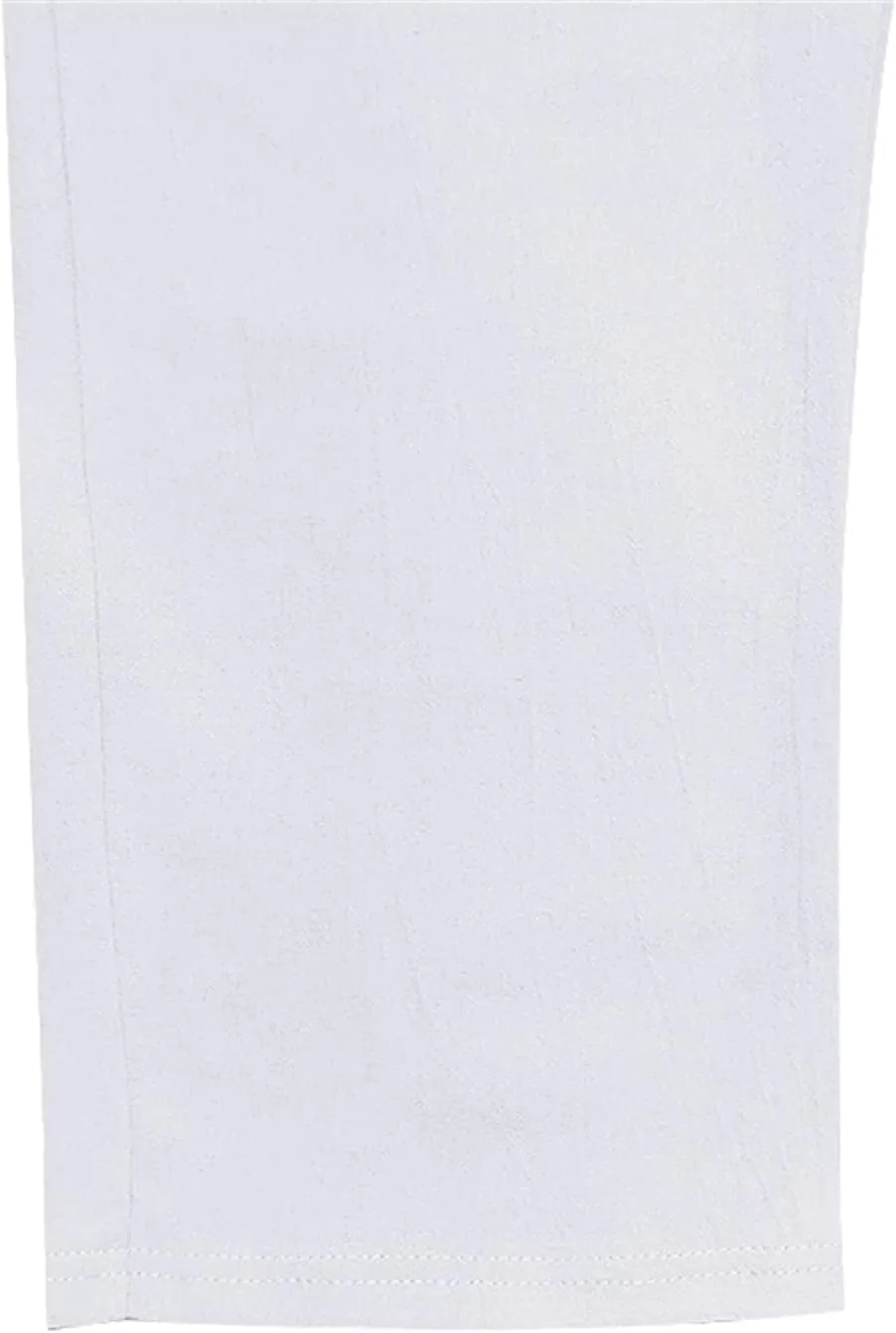 Casual Linen Pants Men Breathable Lightweight Summer Beach Pant Button and Drawstring Elastic Waist Trousers for Summer