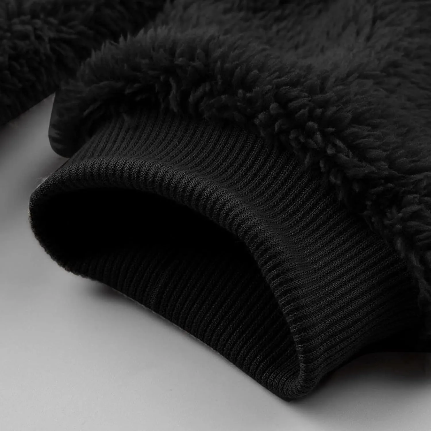 Cdiecer Fluffy Fleece Hoodies Womens Zip Up Sweatshirt Warm Hooded Jacket Oversized Sherpa Coat Outwear with Pockets