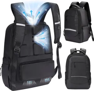 Cooling Backpack Ventilation Frame with Fans - Sweat Proof Airflow Backpack Breathable Lightweight Daypack for Hiking Outdoor