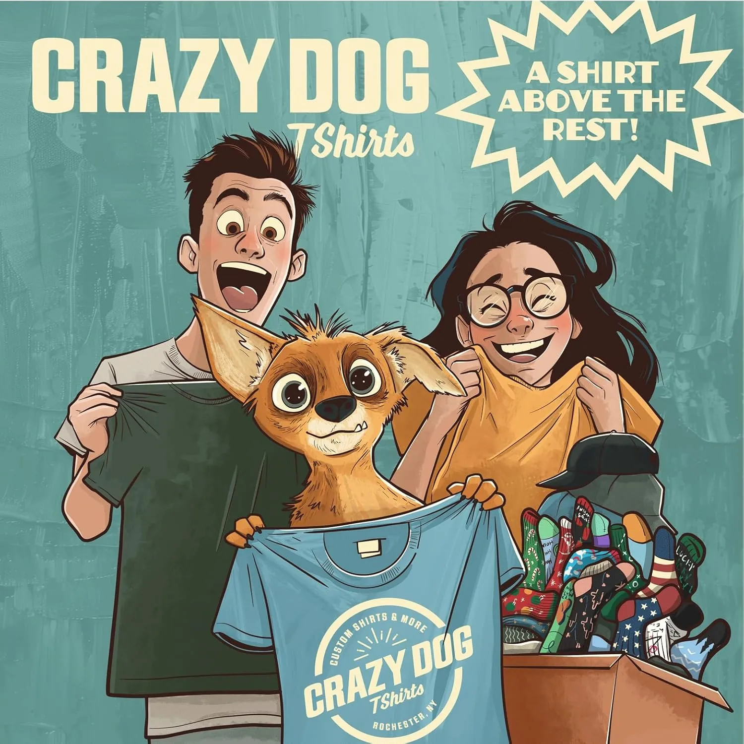 Crazy Dog Mens T Shirt Bear Attack Tip Funny Camping T Shirt Sarcastic Sarcastic Hiking Tee