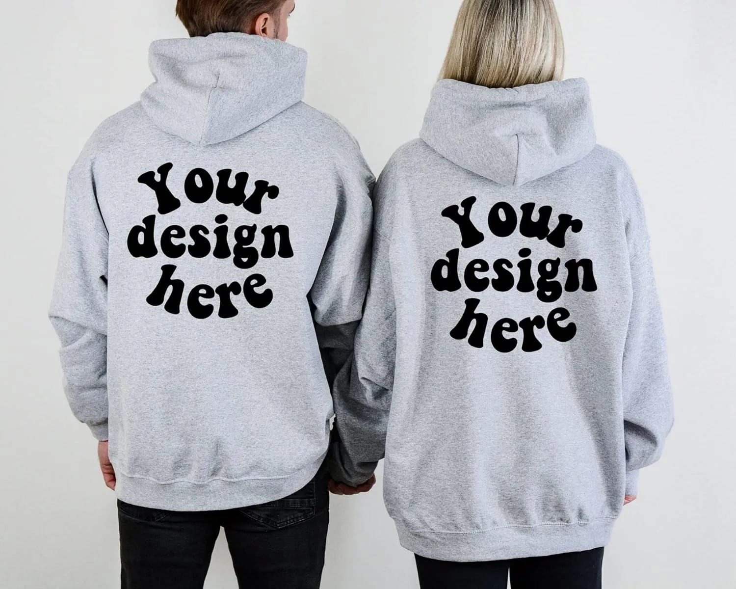 Custom Hoodie Text On Back, Words On Back of Hoodie, Hoodie Words On Back, Personalized Hoodie