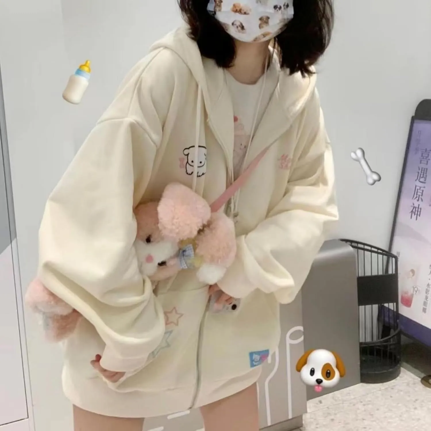 Cute Hoodie Kawaii Hoodie Y2k Hoodie Cartoon Hoodie Zip Up Hoodie Hoodies for Teen Girls Oversized Hoodie