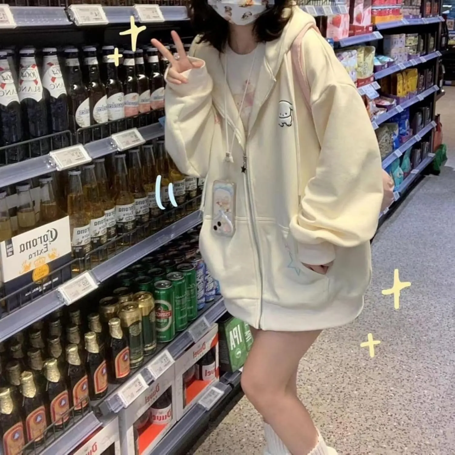 Cute Hoodie Kawaii Hoodie Y2k Hoodie Cartoon Hoodie Zip Up Hoodie Hoodies for Teen Girls Oversized Hoodie