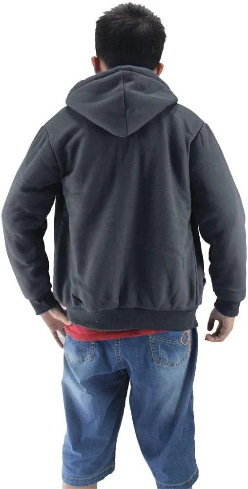 Facitisu Boys Fleece Hoodies Youth Sherpa Lined Full Zip Hooded Jacket Child Athletic Winter Warm Sweatshirts