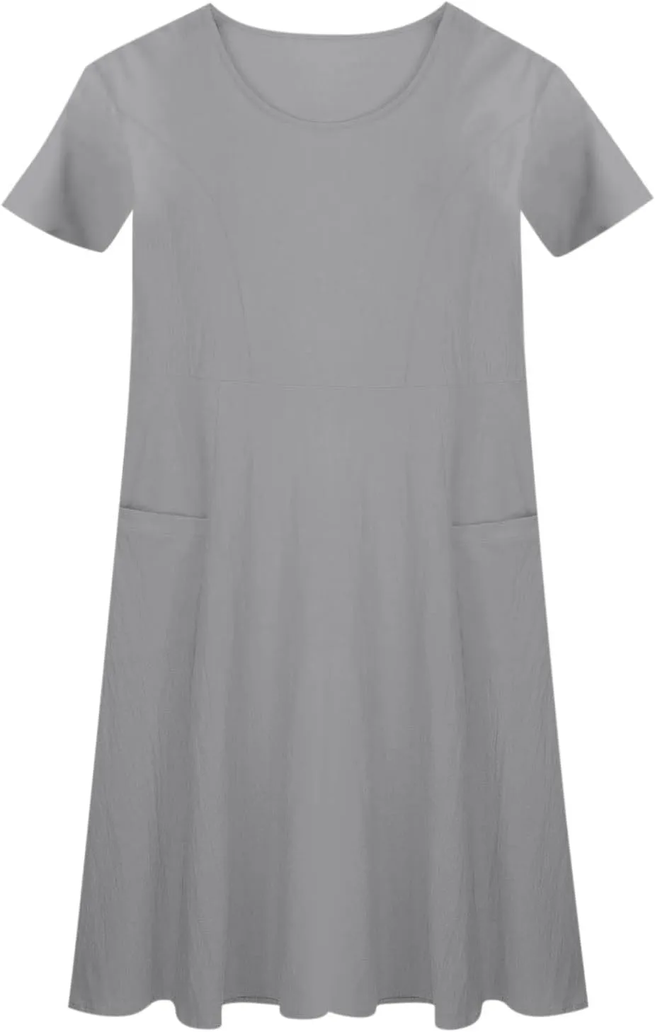 Girls Summer Linen Dress Casual Sleeveless Scoop Neck Elegant Flowy Maxi Dress Plus Size Loose Comfy Beach Sundress