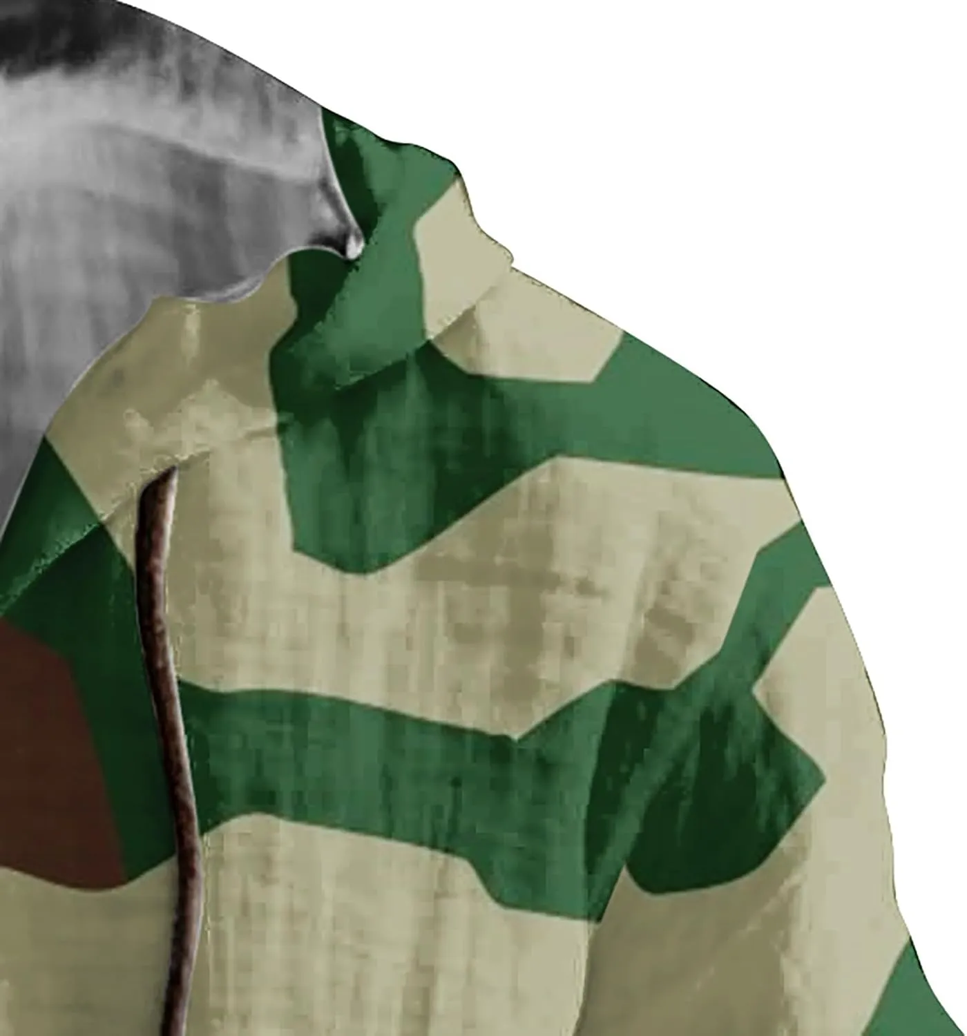 Hoodie for Men Drawstring Casual Beach Shirt Men's Casual Fashion Hooded Spring and Long Sleeve Hippie Men's
