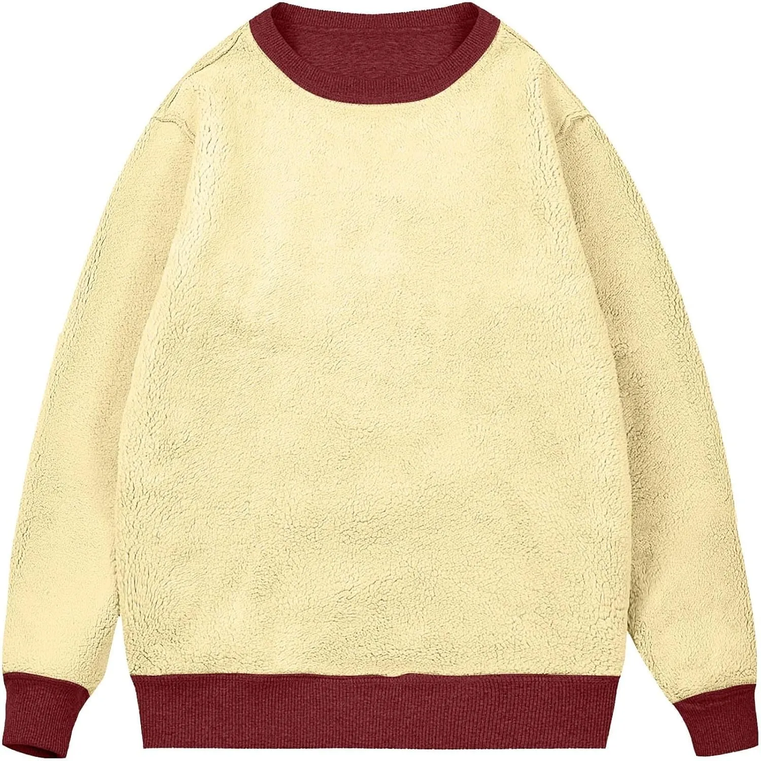 Hoodies for Men 2024 Heavyweight Fleece Sherpa Lined Hooded Sweatshirt Casual Thick Pullover Tops Winter Outfits