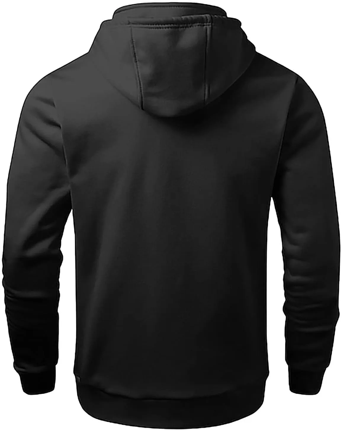 Hoodies for Men Quarter Zip Up Hoodie Pullover Loose Fit Heavyweight Hooded Sweatshirt for Men with Pocket