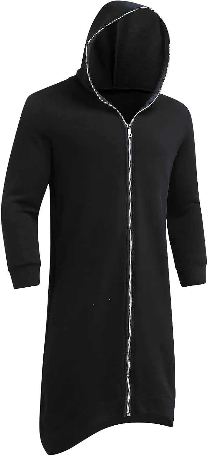 Hoodies for Men Winter Casual Loose Solid Hooded Sweater Top Sports Hooded Jacket Y2K Pullover Hoodie Full Zip Long