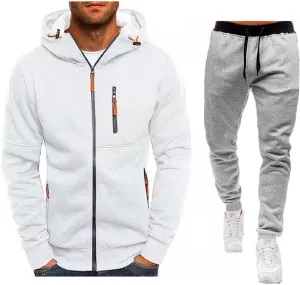 Hoodies Mens' Autumn Winter Long Sleeve Zipper Hooded Sweatshirt Cardigan Long Sleeve Sweatshirt Sports Hooded Jacket
