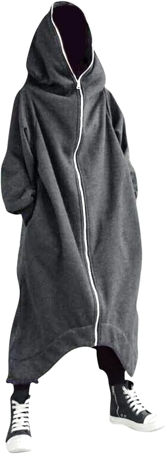 LCMTWX Hoodies for Men Winter Casual Loose Solid Hooded Sweater Top Men's Hooded Fleece Sweatshirt Heavyweight Fleece