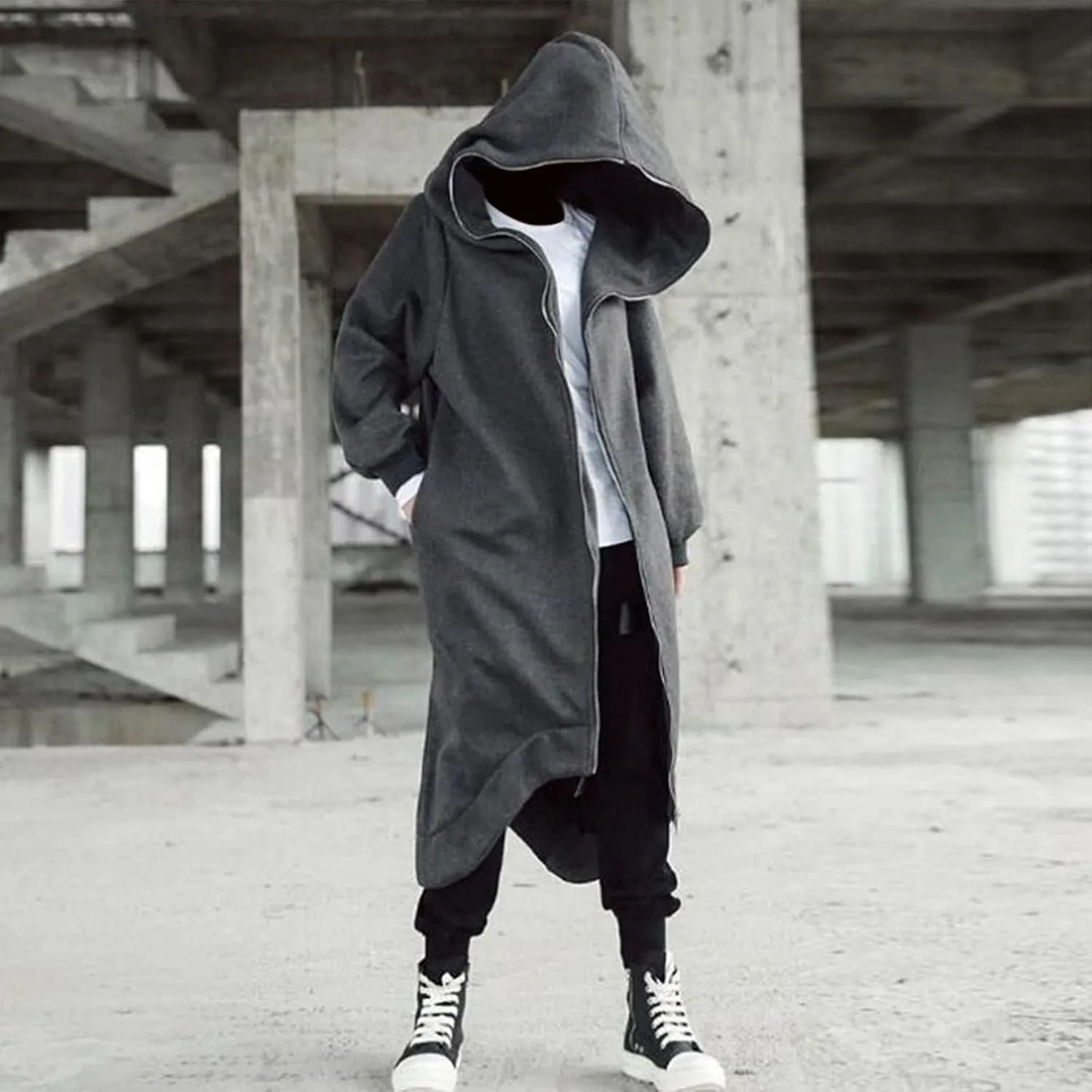 LCMTWX Hoodies for Men Winter Casual Loose Solid Hooded Sweater Top Men's Hooded Fleece Sweatshirt Heavyweight Fleece
