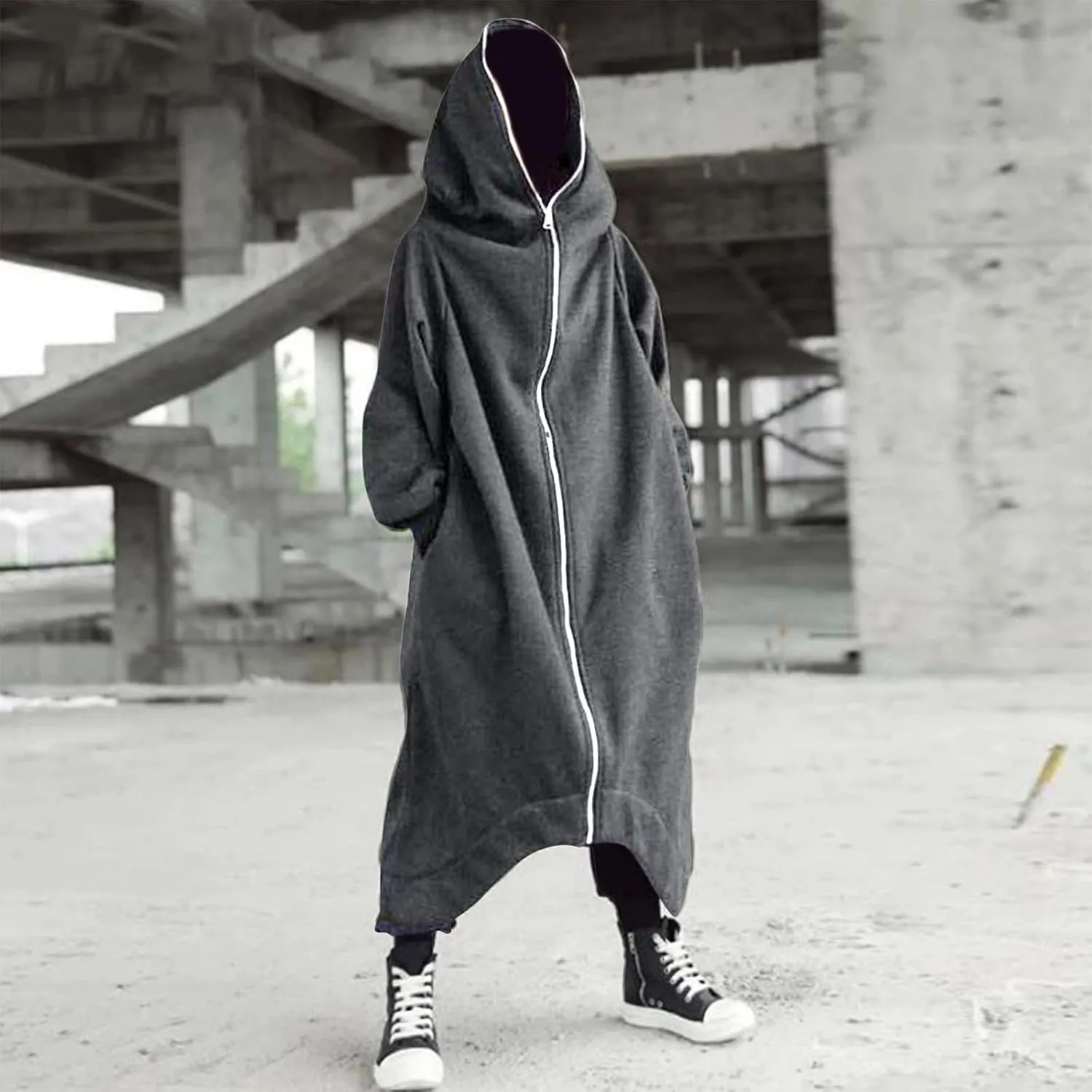 LCMTWX Hoodies for Men Winter Casual Loose Solid Hooded Sweater Top Men's Hooded Fleece Sweatshirt Heavyweight Fleece