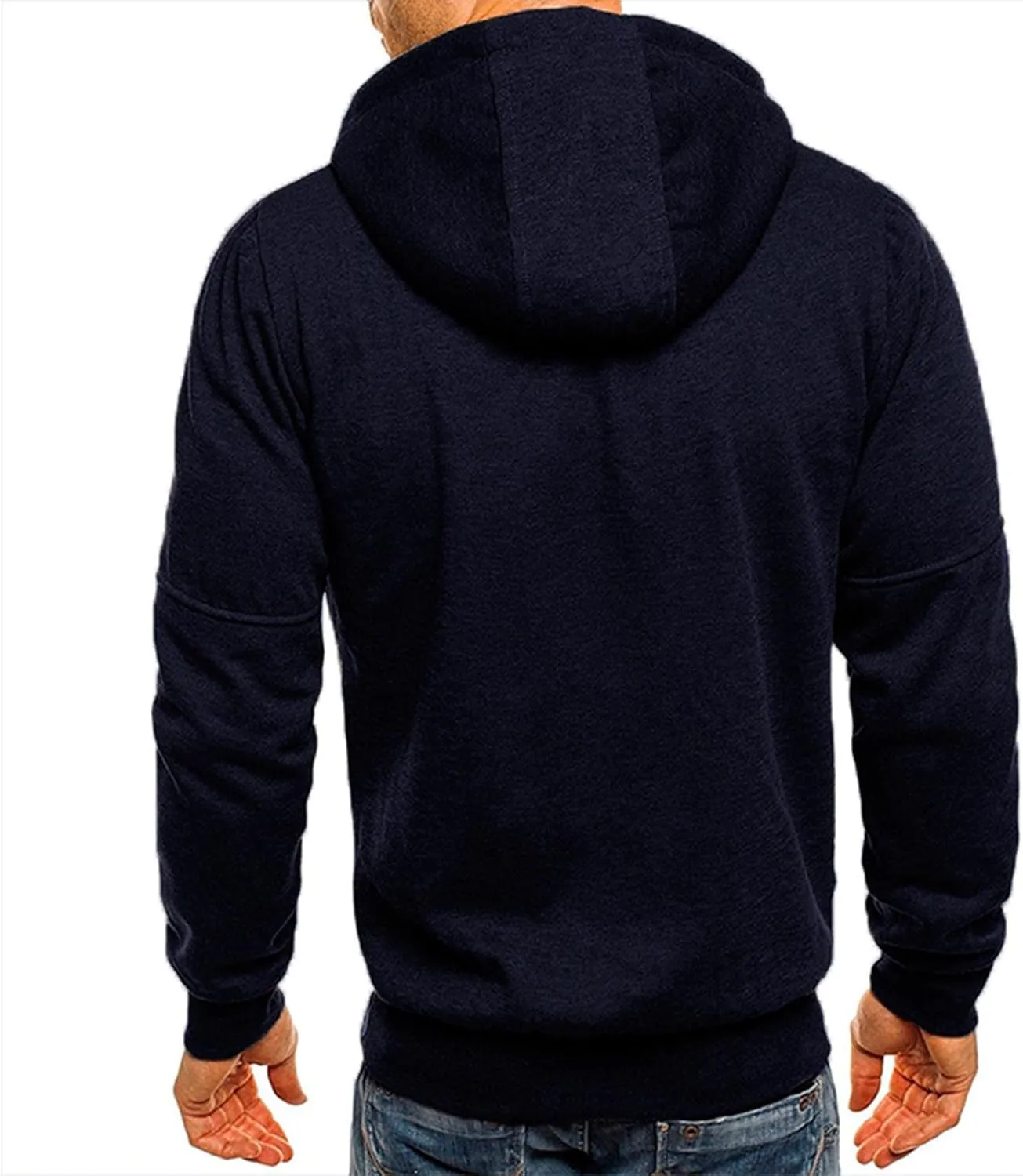 LCMTWX Mens Hoodies And Winter Fashion Coat Jackets Casual Stitching Hooded Zipper Sweater Pullover Hooded Sweatshirt for