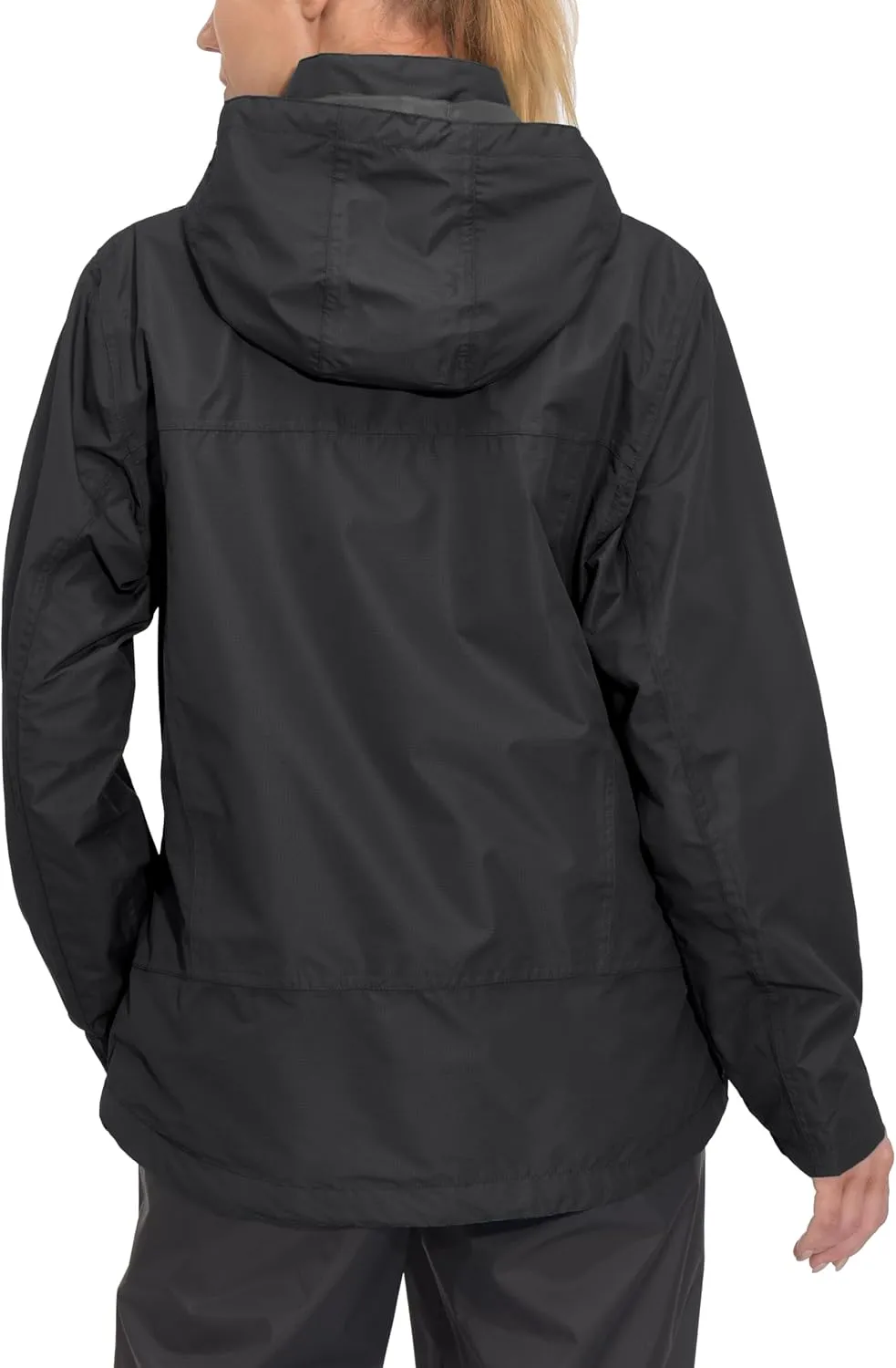 Little Donkey Andy Women's Waterproof Rain Jacket with Hood Breathable Lightweight Windbreaker Rain Shell Coat