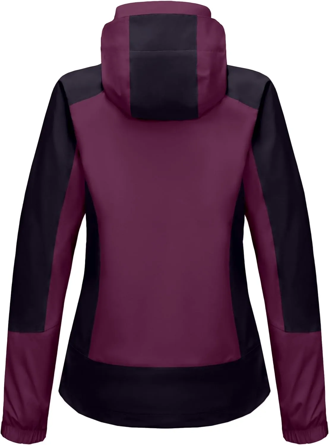 Little Donkey Andy Women's Waterproof Rain Jacket with Hood Breathable Lightweight Windbreaker Rain Shell Coat