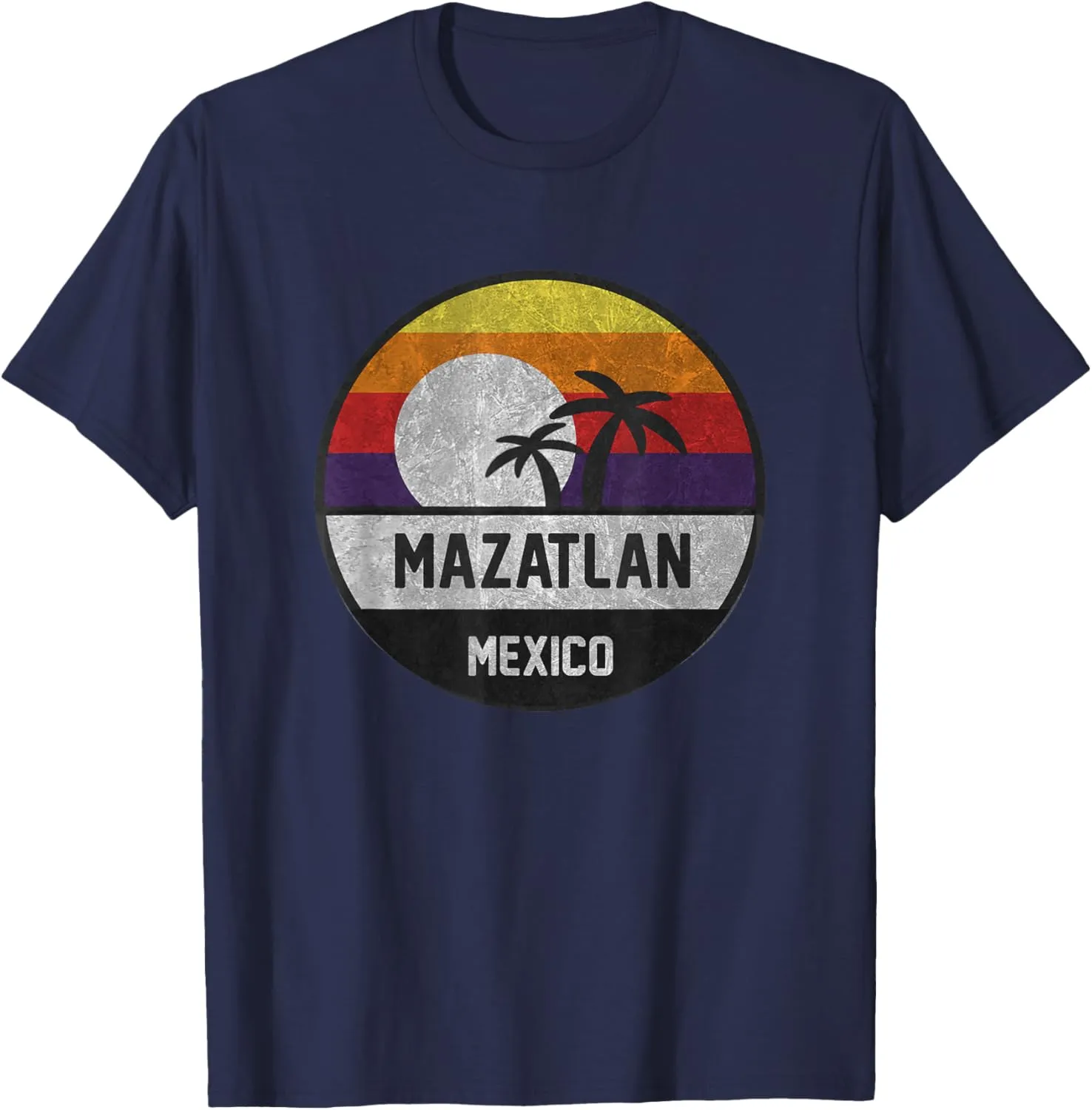 Mazatlan Retro Sunset Vintage T-Shirt T-Shirt