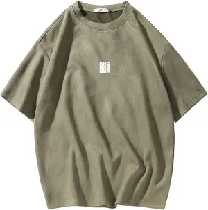 Men T Shirt Streetwear Harajuku Tops Short Sleeve Crewneck T-Shirt