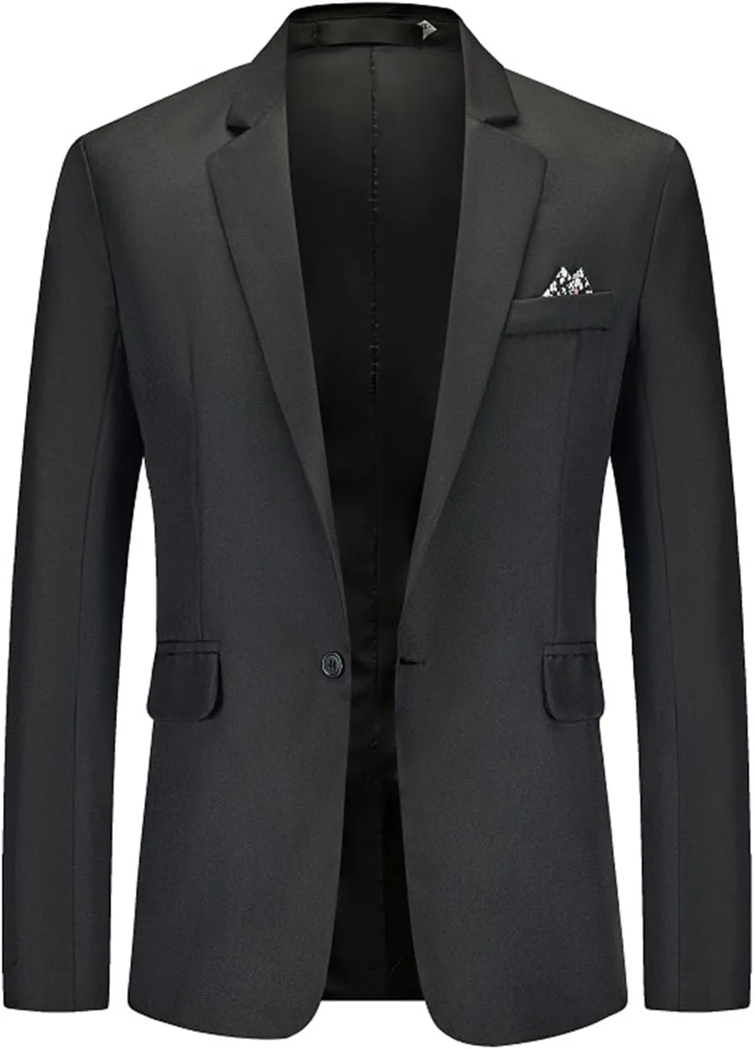 Men's Casual Knit blazer Suit Tuxedo Acket Business Suits Wedding Party Homecoming Suits For Men black suit jacket