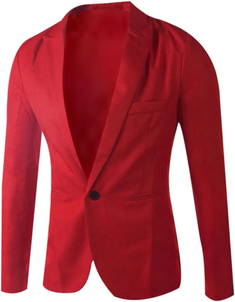 Men's Classic Fit Plaid Casual Blazer Jacket Notched Lapel Two Button Suits Coats Striped Business Blazers Coat