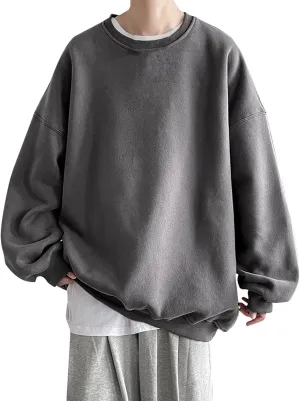 Men's Hooded Sweatshirts Long Sleeve Mens Casual Hoodie Splicing Casual Long Sleeve Drawstring Pullover with Pocket