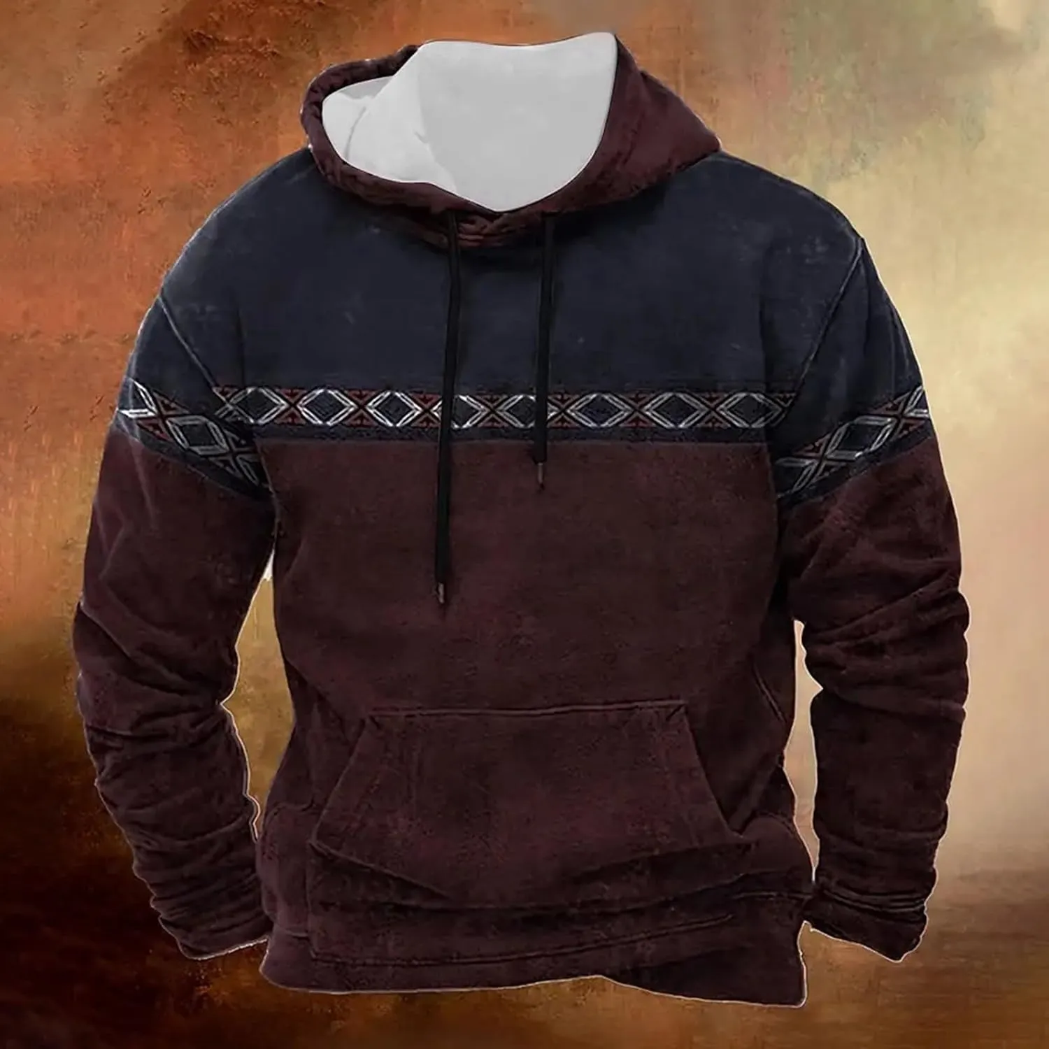 Men'S Hoodie Sleeved Hoodie Hooded Sweatshirt Tops Outdoor Sweatshirt Shirt Mens Lightweight Hoodies Rain Jacket Men