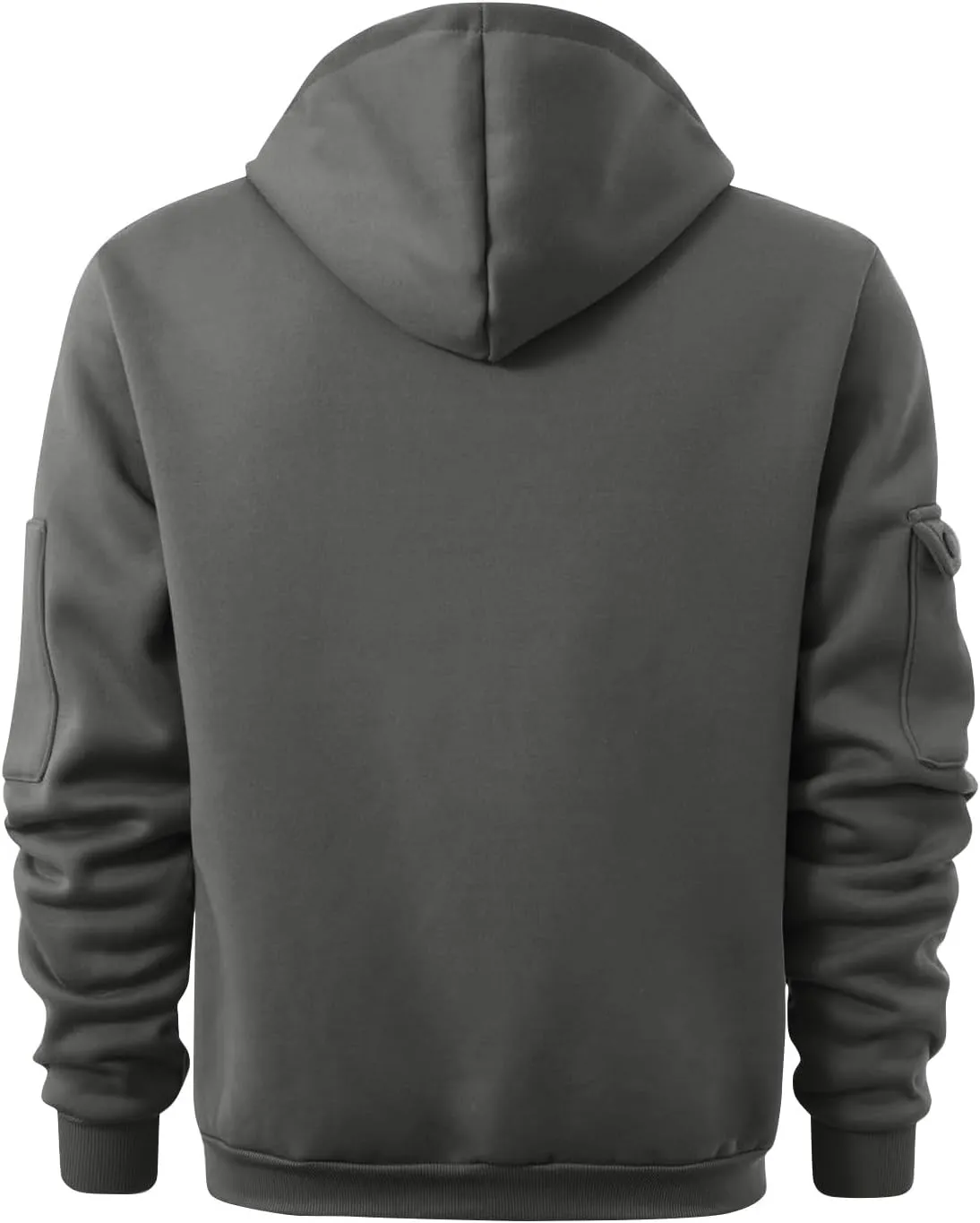Men's Hoodies Quarter Zip Pullover Vintage Workout Running Active Hoodies with Pockets Military Tactical Sweatshirt