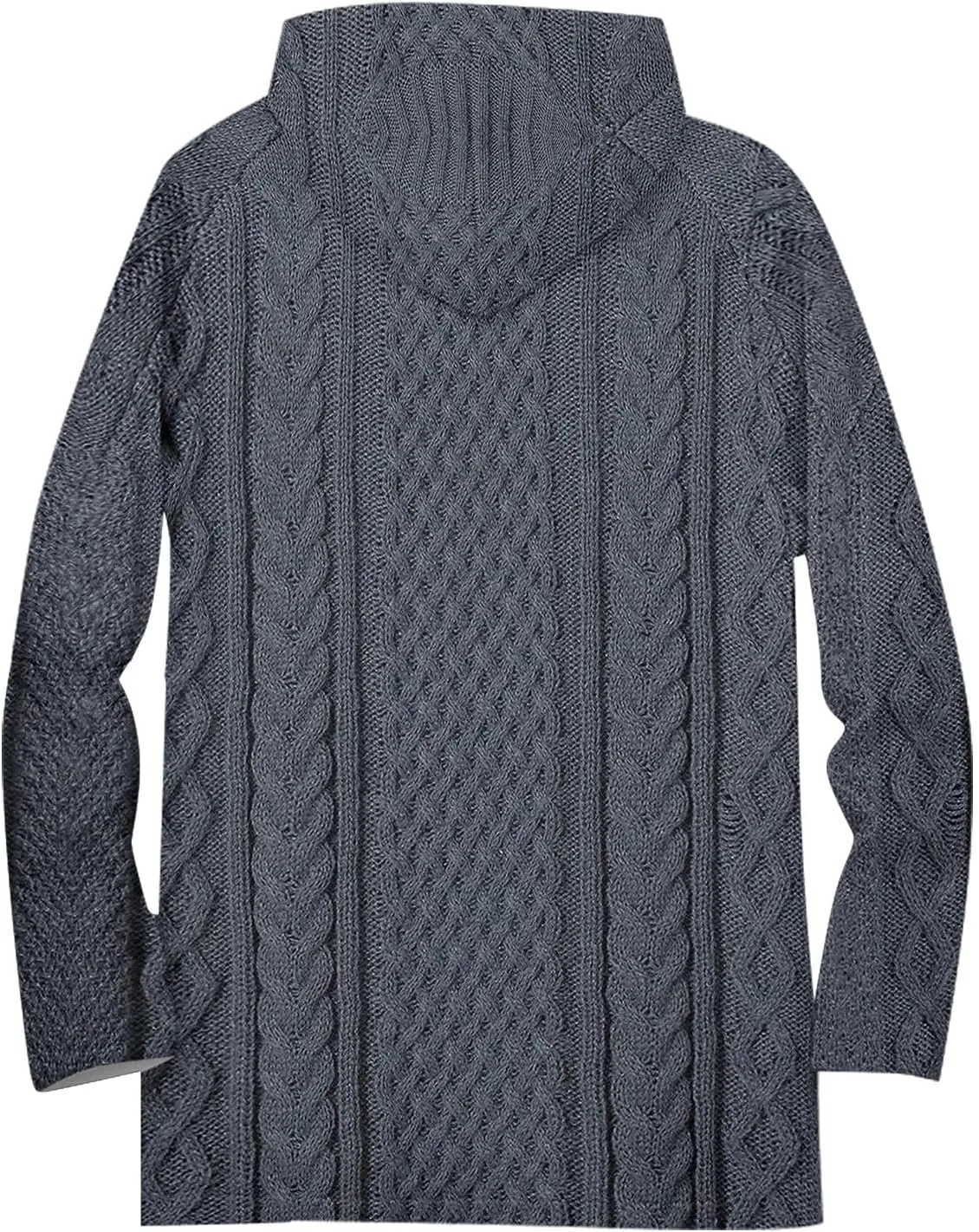 Mens Sherpa Lined Hoodie Zip Up Thermal Casual Sweatshirt Thick Warm Heavyweight Hooded