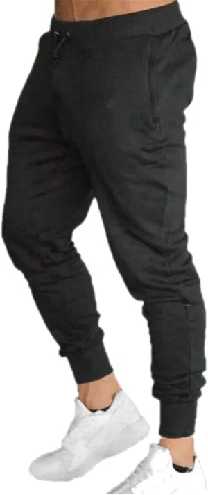 MIDOO Cargo Pants Men Slim Fit Twill Fitness Track Jogging Pants Casual Breathable Lightweight Work Hiking Pants Trousers