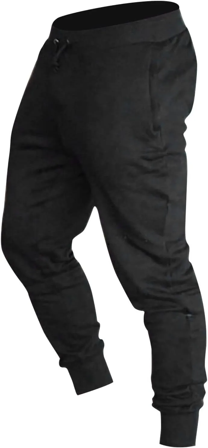 MIDOO Cargo Pants Men Slim Fit Twill Fitness Track Jogging Pants Casual Breathable Lightweight Work Hiking Pants Trousers