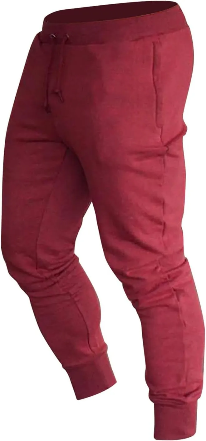 MIDOO Cargo Pants Men Slim Fit Twill Fitness Track Jogging Pants Casual Breathable Lightweight Work Hiking Pants Trousers