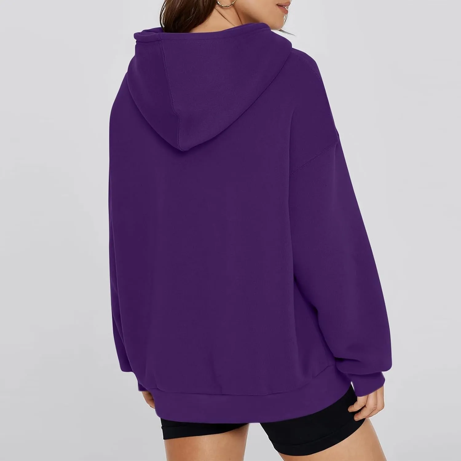 NBXNZWF Women's Oversized Hoodies 2025 Fall Y2K Clothes Long Sleeve Casual Loose Pullover Hooded Sweatshirts with Pocket