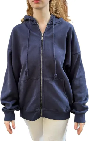 NUFIWI Women Y2k Oversized Hoodie Pullover Long Sleeve Zip Up Going Out Jacket Coat Harajuku Grunge Sweatshirt Streetwear