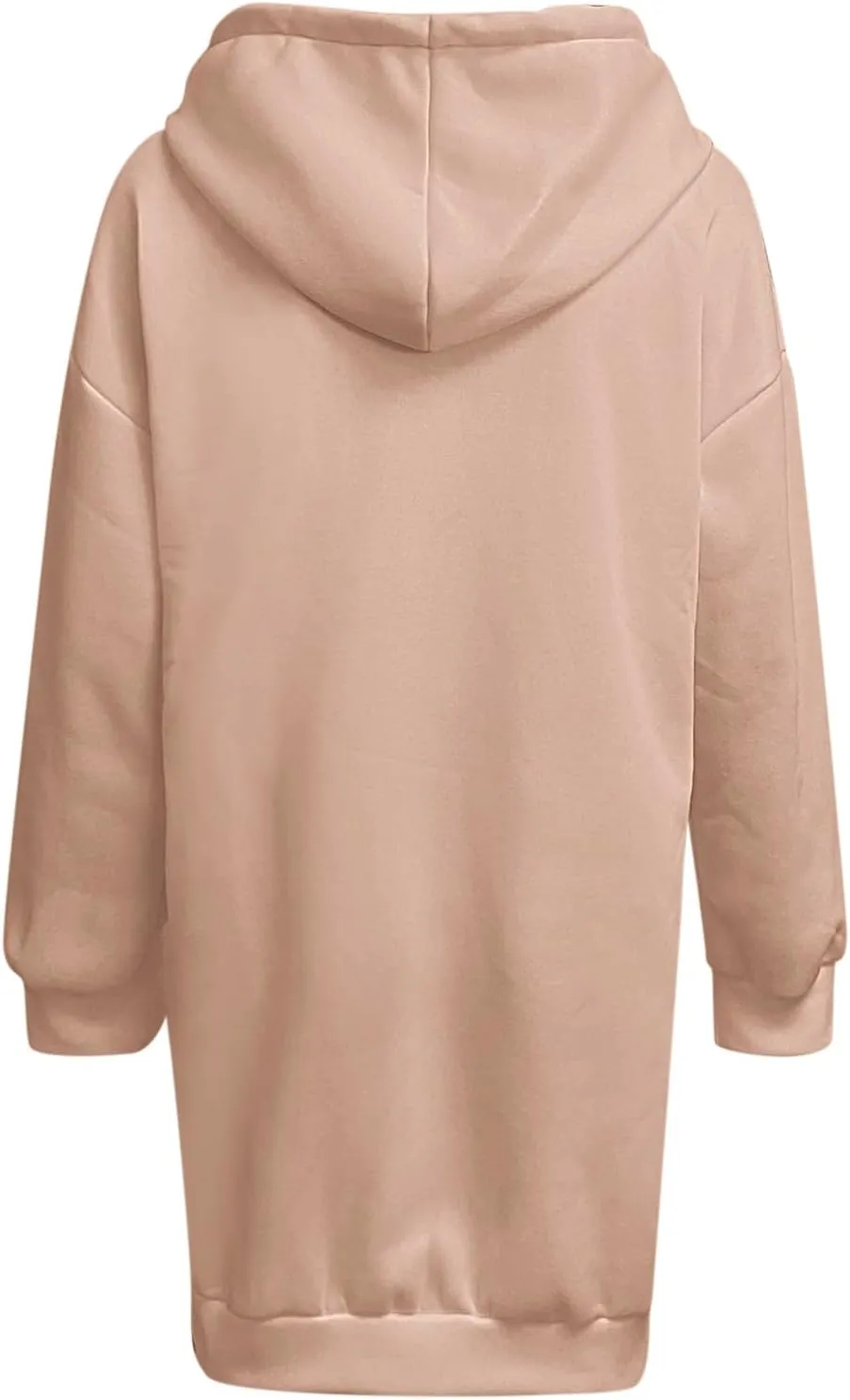 Oversized Hoodie Dress for Women Oversized Casual Hooded Pullover Long Sleeve Drawstring Hoodies Dress Pockets
