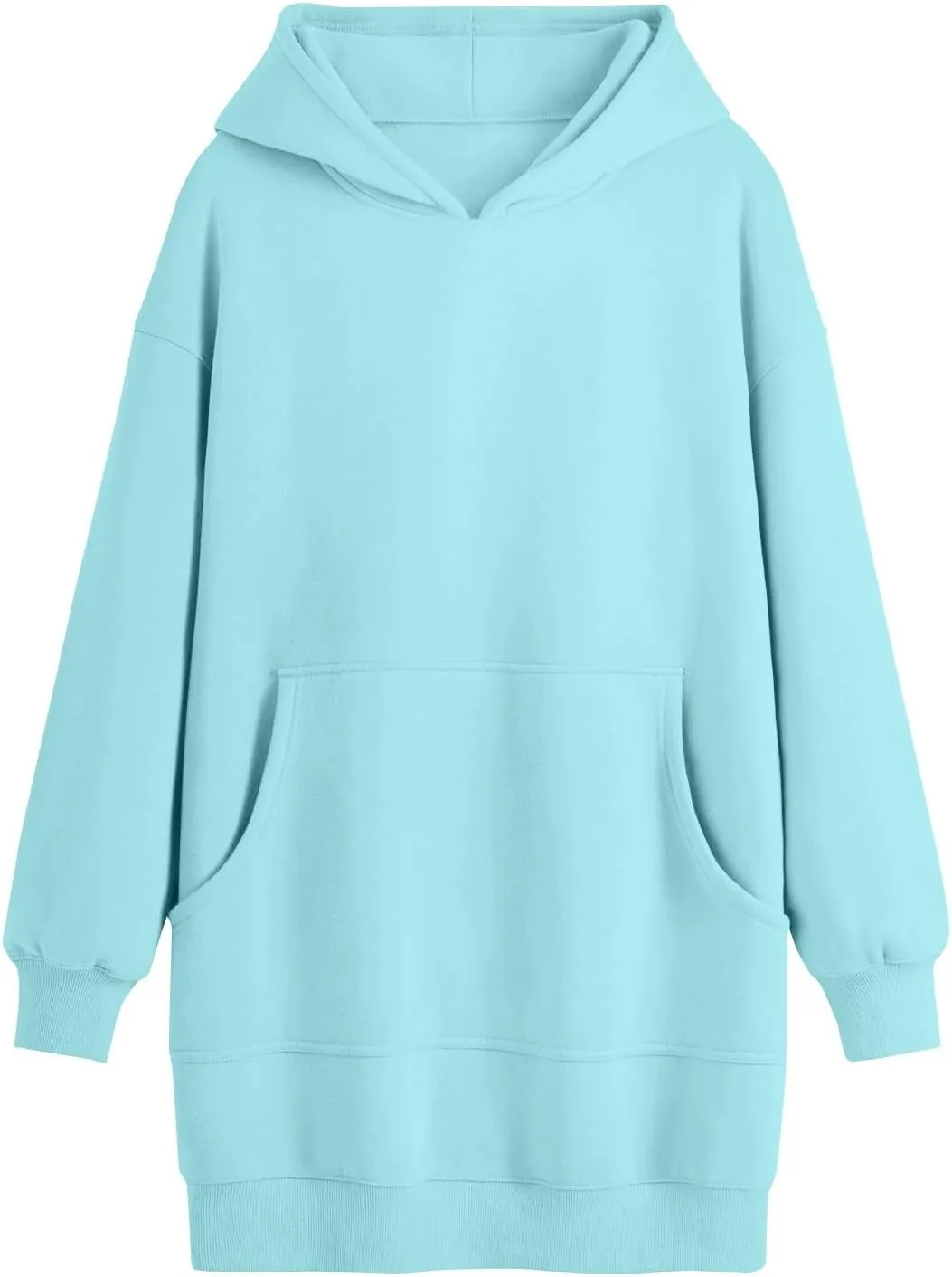 Oversized Hoodies for Women Fleece Long Sleeve Hooded Sweatshirt Loose Fitting Tops Drawstring Pullover with Pocket