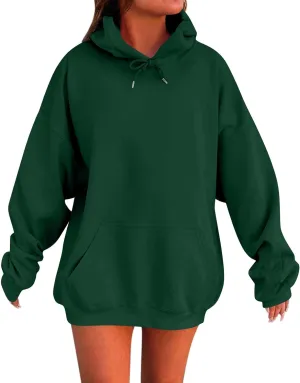 Oversized Hoodies For Women,2024 Fall Trendy Cotton Pullover Sweatshirt Long Sleeve Shirts Y2K Hoodies Basic Tops