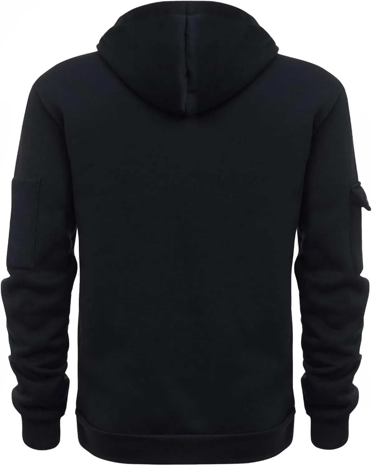 Pullover & Full Zip Mens' Autumn Winter Long Sleeve Zipper Hooded Sweatshirt Men's Hooded Fleece Sweatshirt With