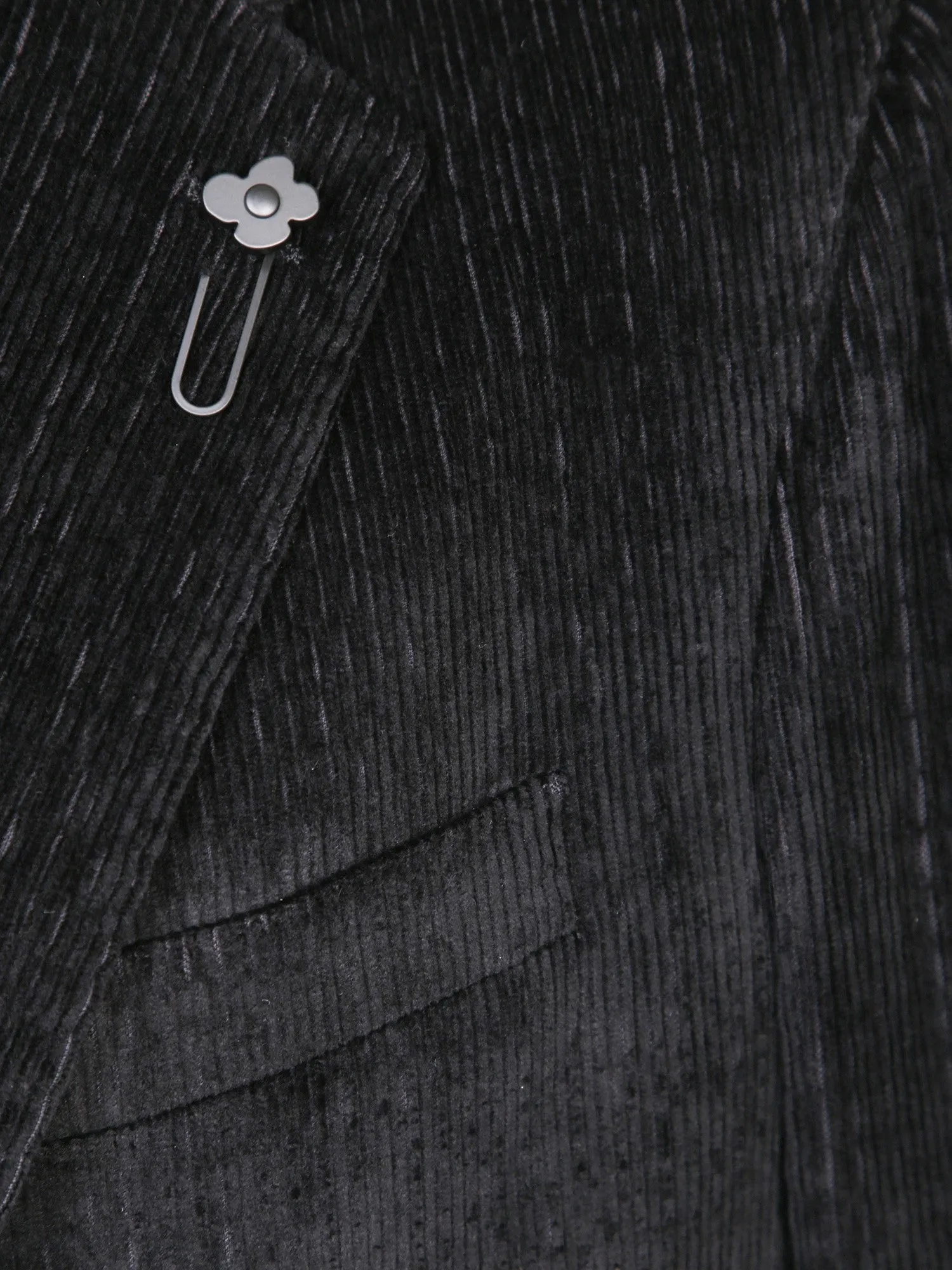 Relaxed fit black jacket