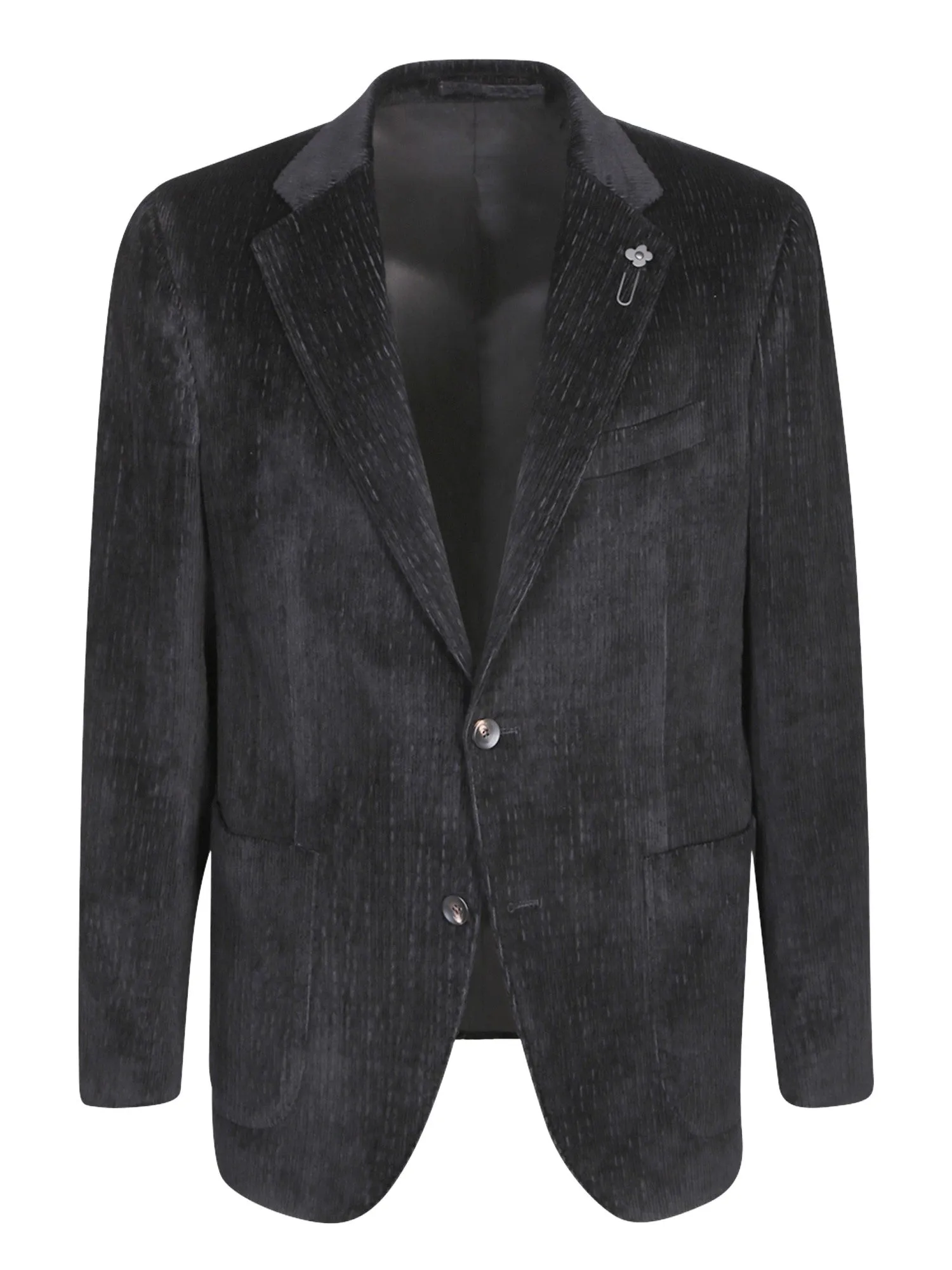 Relaxed fit black jacket