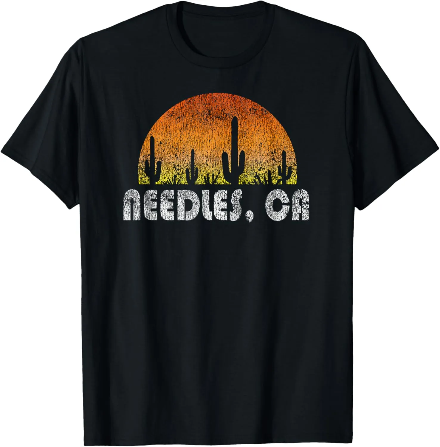 Retro Needles California Desert Sunset Vintage T-Shirt T-Shirt